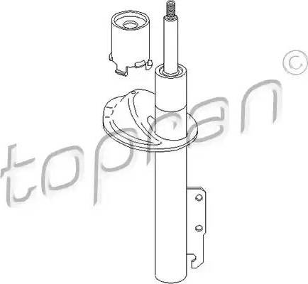 Topran 301 044 - Ammortizzatore autozon.pro