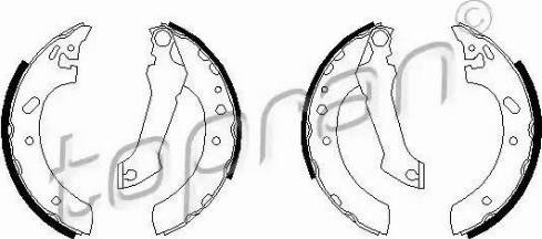 Topran 301 314 - Kit ganasce freno autozon.pro