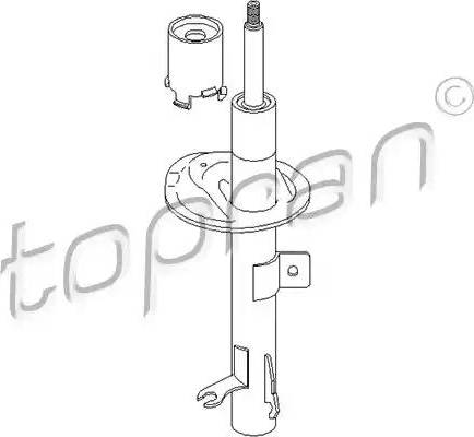 Topran 301 322 - Ammortizzatore autozon.pro