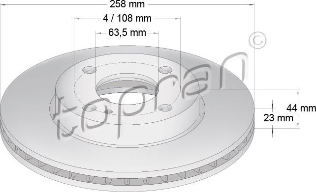 Topran 303 974 - Discofreno autozon.pro