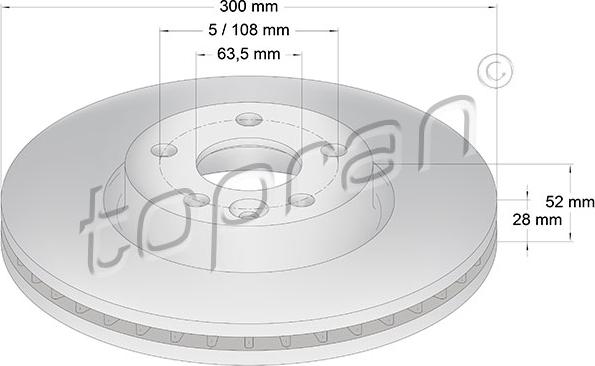 Topran 303 976 - Discofreno autozon.pro