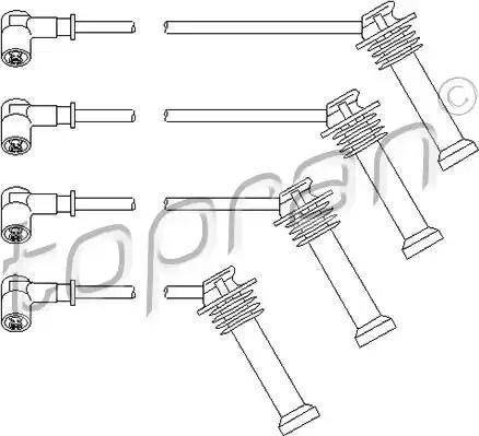 Topran 302 041 - Kit cavi accensione autozon.pro