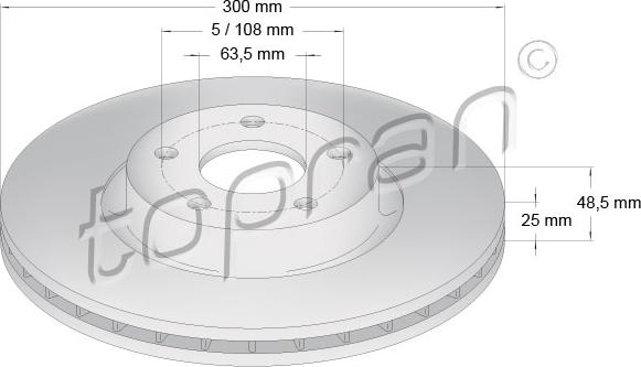 Topran 302 342 - Discofreno autozon.pro