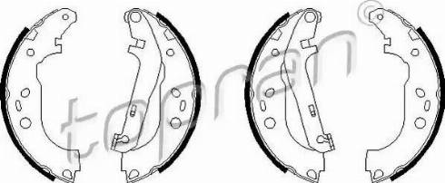 Topran 302 289 - Kit ganasce freno autozon.pro