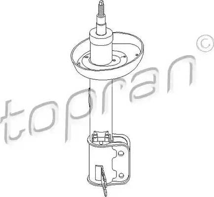 Topran 205 461 - Ammortizzatore autozon.pro