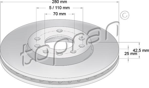 Topran 205 524 - Discofreno autozon.pro