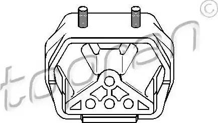 Topran 205 614 - Sospensione, Motore autozon.pro