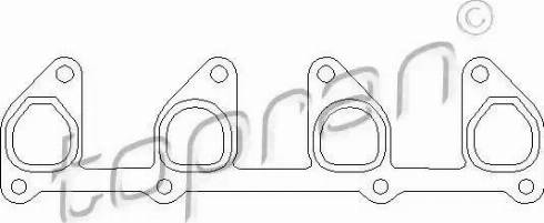 Topran 206 602 - Guarnizione, Collettore gas scarico autozon.pro