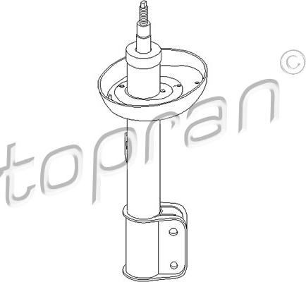 Topran 206 691 - Ammortizzatore autozon.pro