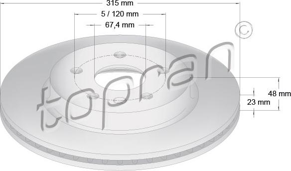 Topran 208 306 - Discofreno autozon.pro