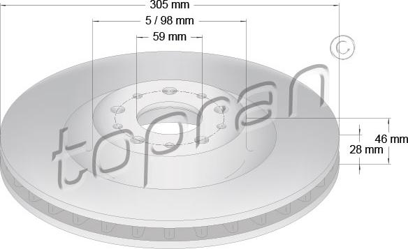 Topran 208 282 - Discofreno autozon.pro