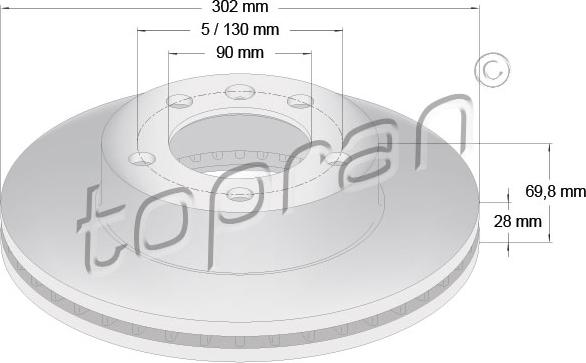 Topran 208 235 - Discofreno autozon.pro