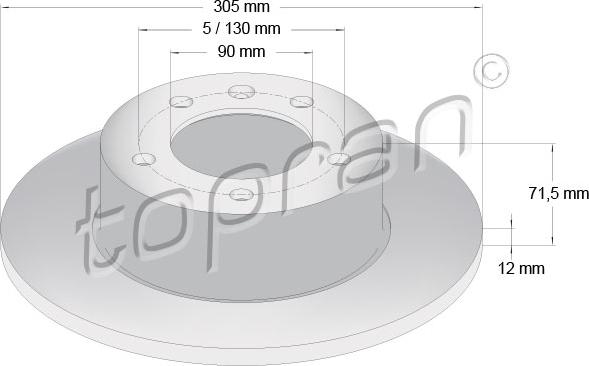 Topran 208 236 - Discofreno autozon.pro