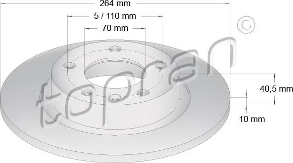 Topran 207 655 - Discofreno autozon.pro