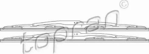 Topran 207 136 - Spazzola tergi autozon.pro