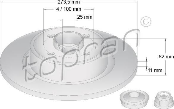 Topran 700 642 - Discofreno autozon.pro