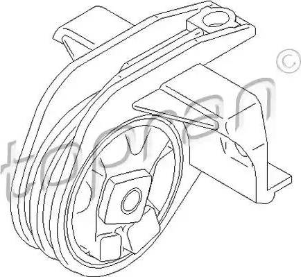 Topran 700 156 - Sospensione, Motore autozon.pro