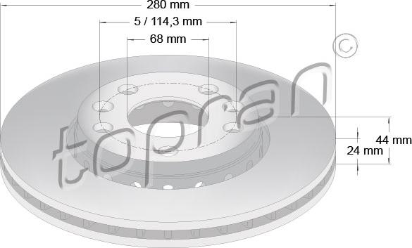 Topran 701 100 - Discofreno autozon.pro