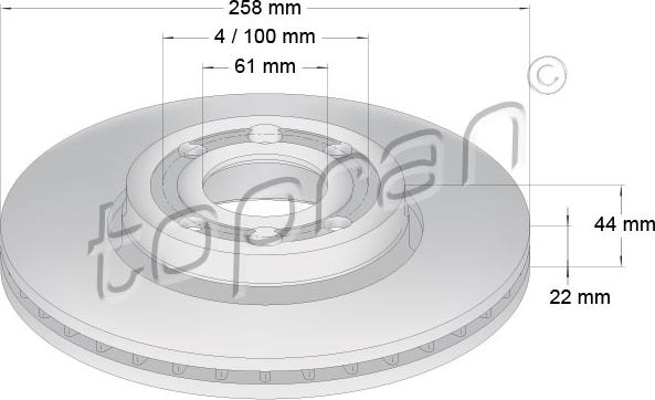 Topran 701 203 - Discofreno autozon.pro