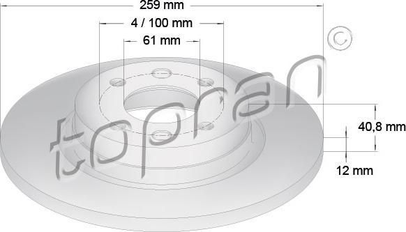 Topran 701 771 - Discofreno autozon.pro