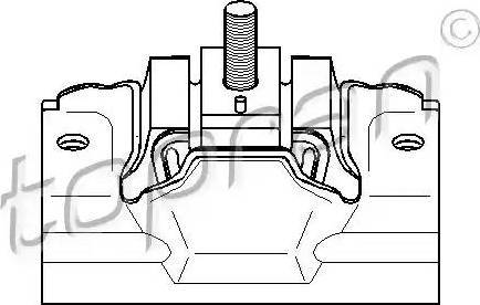 Topran 720 366 - Sospensione, Motore autozon.pro