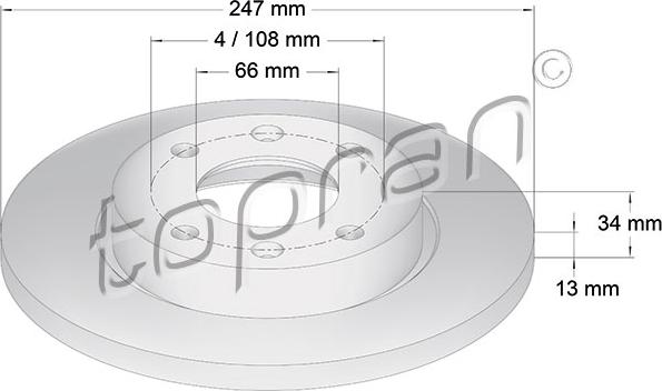 Topran 721 175 - Discofreno autozon.pro