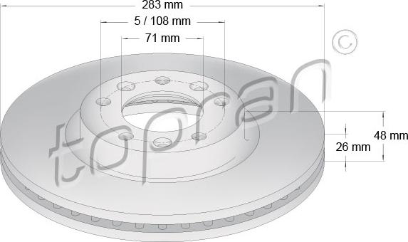 Topran 721 173 - Discofreno autozon.pro