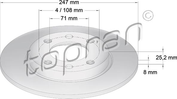 Topran 721 891 - Discofreno autozon.pro