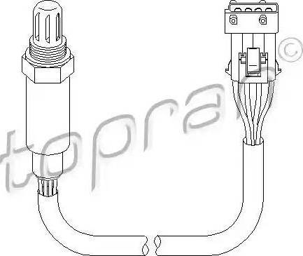 Topran 721 858 - Sonda lambda autozon.pro