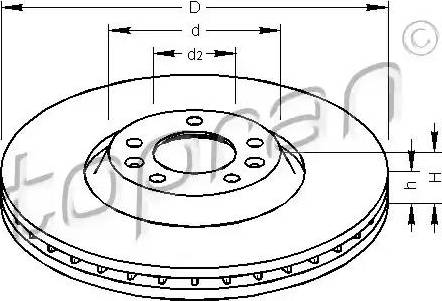 Topran 722 459 - Discofreno autozon.pro