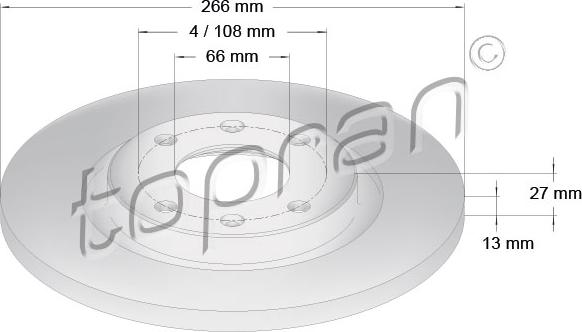 Topran 722 456 - Discofreno autozon.pro