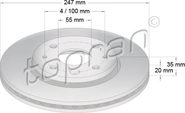 Topran 722 457 - Discofreno autozon.pro