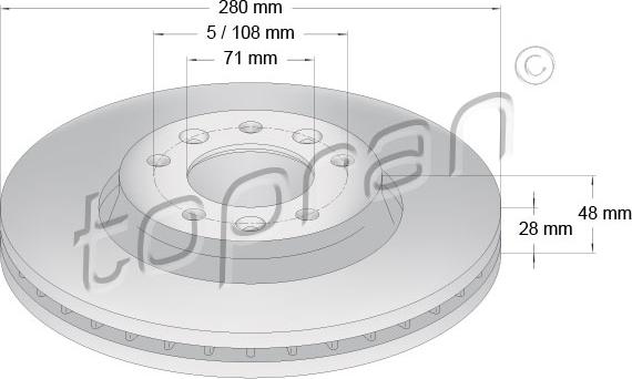 Topran 722 486 - Discofreno autozon.pro