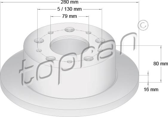 Topran 722 597 - Discofreno autozon.pro