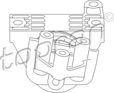 Topran 722 094 - Sospensione, Motore autozon.pro