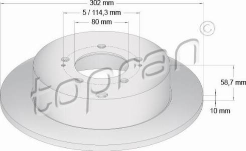 Topran 722 834 - Discofreno autozon.pro