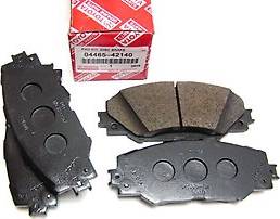 TOYOTA 0446542180 - Kit pastiglie freno, Freno a disco autozon.pro