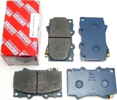 TOYOTA 04465-60240 - Kit pastiglie freno, Freno a disco autozon.pro