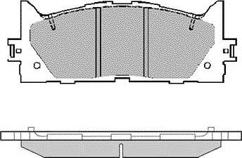 TOYOTA 0446533471 - Kit pastiglie freno, Freno a disco autozon.pro