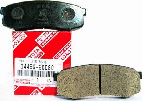 TOYOTA 04466-60080 - Kit pastiglie freno, Freno a disco autozon.pro