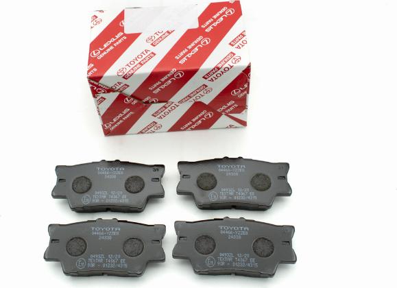 TOYOTA 04466YZZE8 - Kit pastiglie freno, Freno a disco autozon.pro