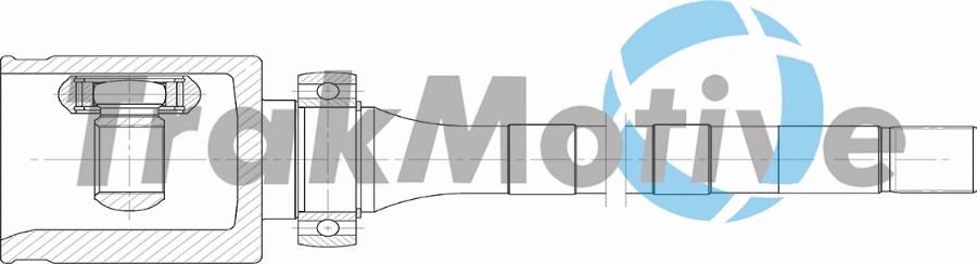 TrakMotive 45-0297 - Kit giunti, Semiasse autozon.pro