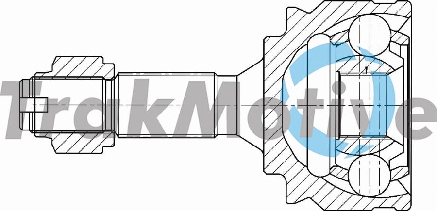 TrakMotive 40-0983 - Kit giunti, Semiasse autozon.pro