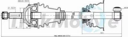 TrakMotive 30-0748 - Albero motore / Semiasse autozon.pro