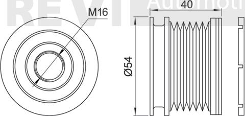 Trevi Automotive AP1077 - Puleggia cinghia, Alternatore autozon.pro