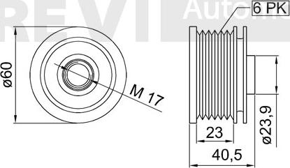 Trevi Automotive AP1199 - Puleggia cinghia, Alternatore autozon.pro