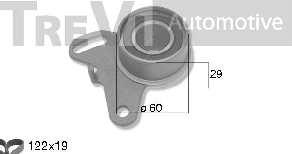 Trevi Automotive KD1496 - Kit cinghie dentate autozon.pro