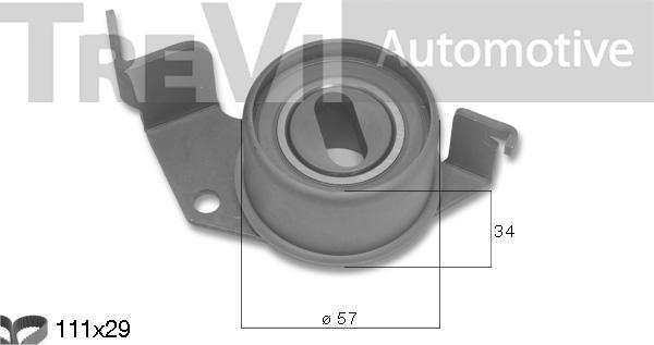 Trevi Automotive KD1498 - Kit cinghie dentate autozon.pro