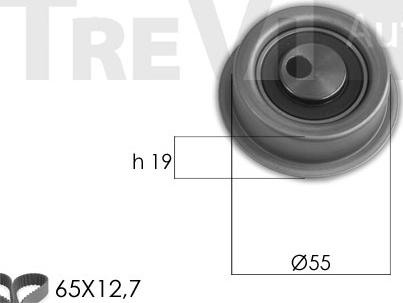 Trevi Automotive KD1432 - Kit cinghie dentate autozon.pro