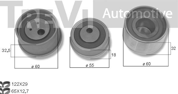 Trevi Automotive KD1508 - Kit cinghie dentate autozon.pro